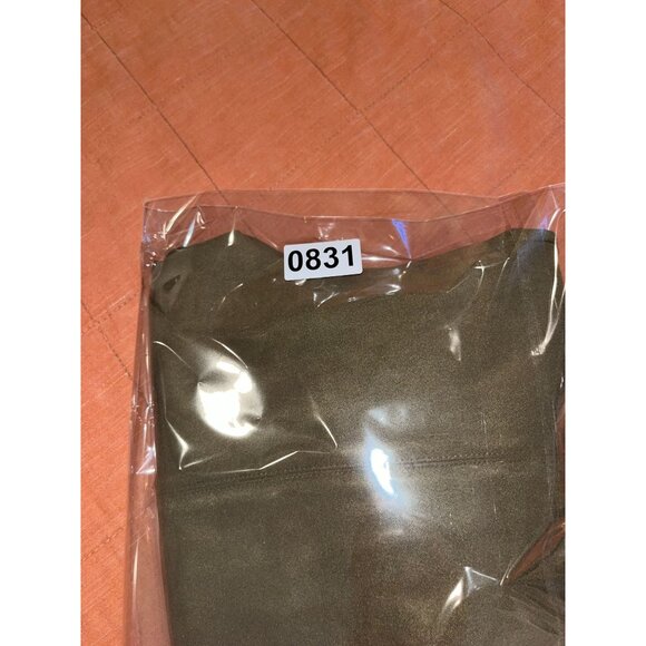 Avenues Filles Olive Green High-Waisted Pull-On  Suede Pants Women size M Medium - Picture 12 of 12